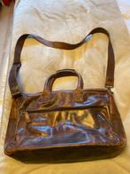 Leren tas bruin leer van Micmacbags, Ophalen, 40 tot 60 cm, Gebruikt, 20 tot 30 cm