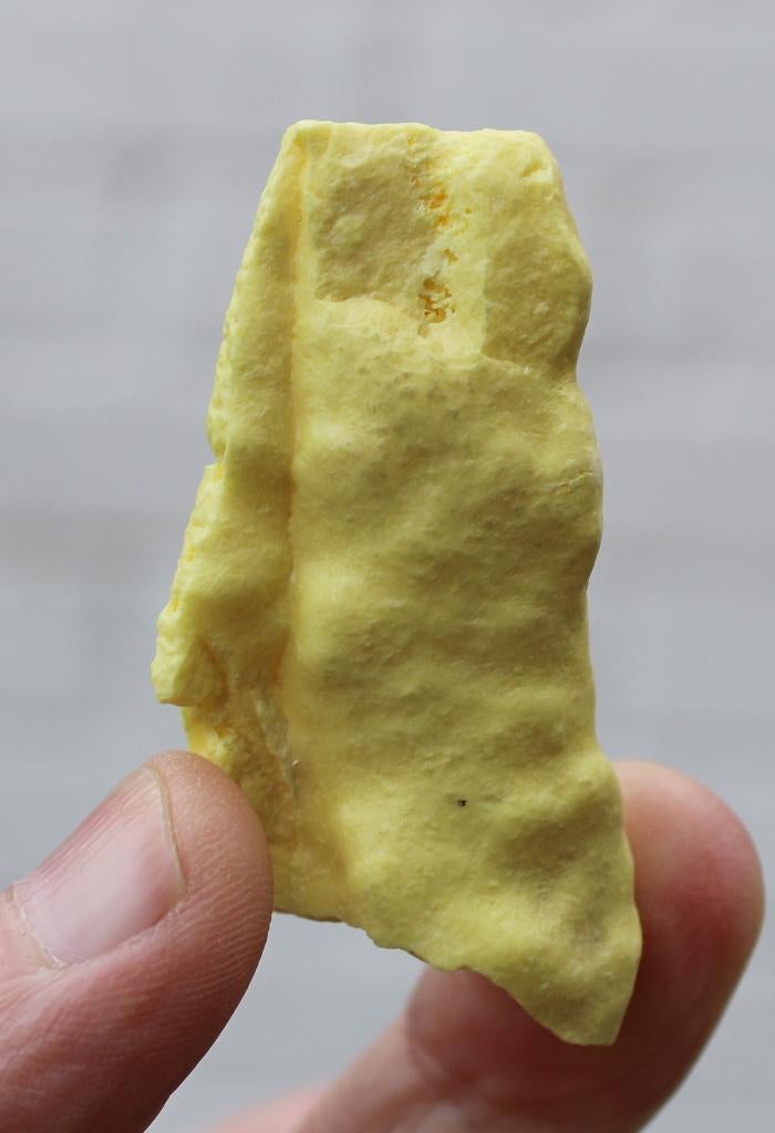 ZWAVEL stalagmiet Sicilie Italie, Ophalen of Verzenden, Mineraal