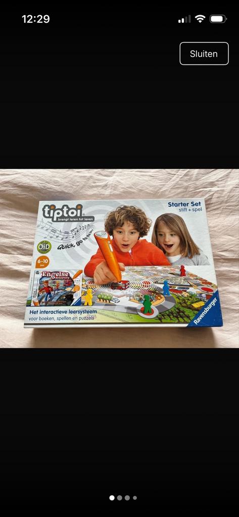 Tiptoi Starterset Engelse detective, Ophalen of Verzenden, Gebruikt