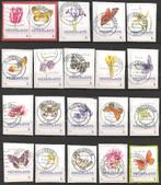 4 sets Vlinders en Bloem Janneke Brinkman O. ADV. no.11 R., Verzenden, Na 1940, Gestempeld