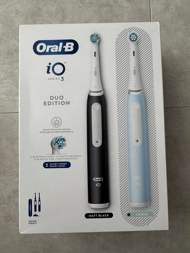 Oral-B iO Series 3 Black + Extra Body Blue NIEUW IN DOOS, Ophalen of Verzenden, Nieuw, Mondverzorging