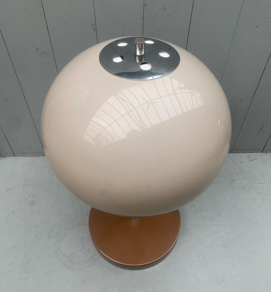 Vintage mushroom tafellamp bureaulamp bruin - retro lamp, Ophalen, Gebruikt, Onbekend, Onbekend