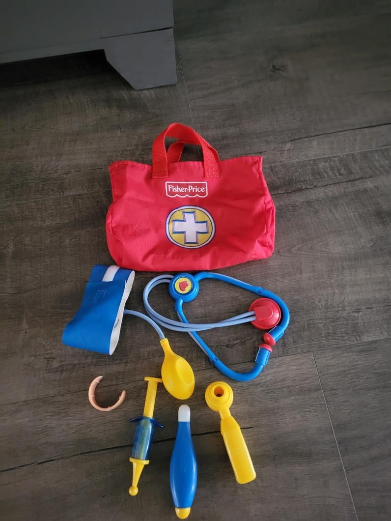 Dokters set Fisher-Price, Ophalen of Verzenden, Zo goed als nieuw, Speelset