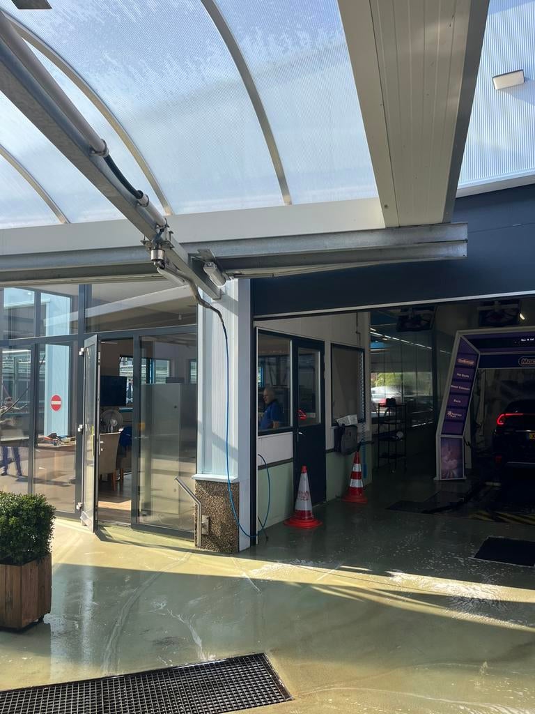 Stalen overkapping, Tuin en Terras, Overkappingen, Ophalen, Gebruikt, Carport