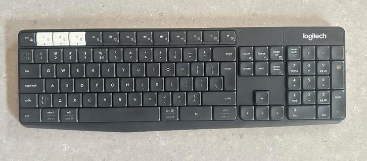 Logitech K375s draadloze multi-device toetsenbord QWERTY, Computers en Software, Toetsenborden, Nieuw, Qwerty, Draadloos, Multimediatoetsen