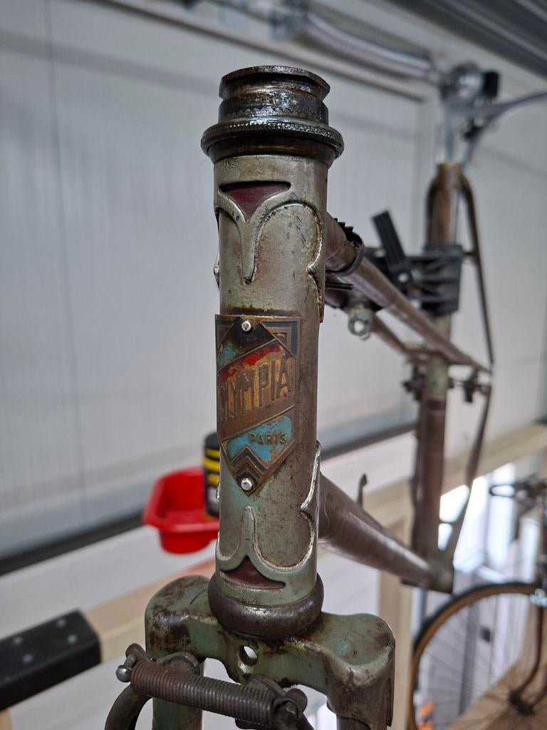 Olympia 1950s damesframe frans, Fietsen en Brommers, 51 tot 55 cm, Ophalen