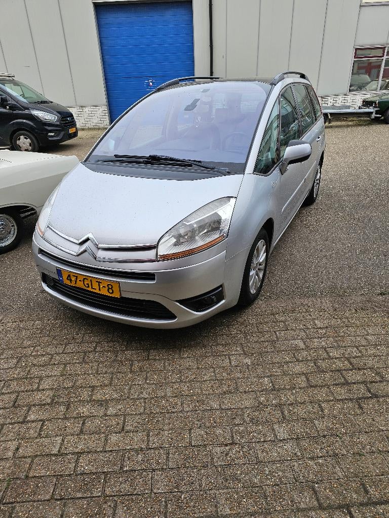 Citroën C4 (Grand) Picasso 1.8 16V 2008 Grijs, Auto's, Citroën, 125 pk, 4 cilinders, 1749 cc, 7 stoelen