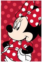 Minnie Mouse Fleece Deken Rood - Disney Fleecedeken / Plaid, Meisje, Nieuw, Ophalen of Verzenden, Deken of Dekbed