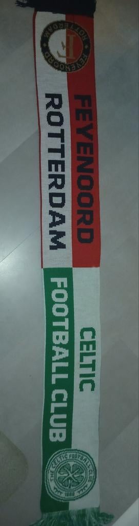 Feyenoord - Celtic sjaal, Verzamelen, Sportartikelen en Voetbal, Ophalen of Verzenden, Nieuw, Feyenoord, Vaantje of Sjaal