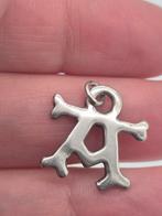 Zilveren Hanger Letter A - Scandinavisch Design JUHLS, Gebruikt, Overige voorstellingen, Verzenden, Zilver