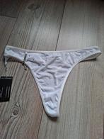 Nieuwe Marlies Dekkers string met steentjes, mt. XL, Marlies Dekkers, Ophalen of Verzenden, Wit, String