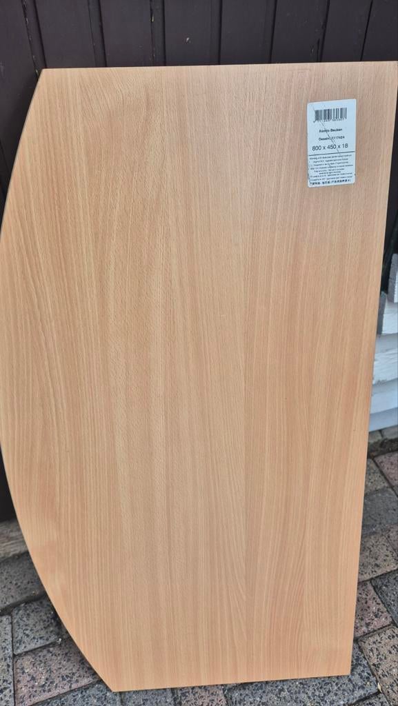 Rondo Beuken plank 800 x 450 x 18 mm, Ophalen