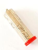 art deco zilver lippenstift met bakeliet, geciseleerd, Ophalen of Verzenden, Zilver