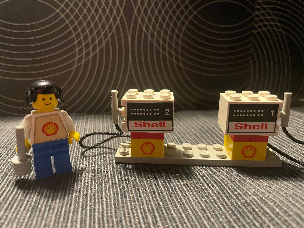 Vintage Lego 6610 Pompstation Shell, Gebruikt, Lego, Ophalen of Verzenden, LEGOLAND