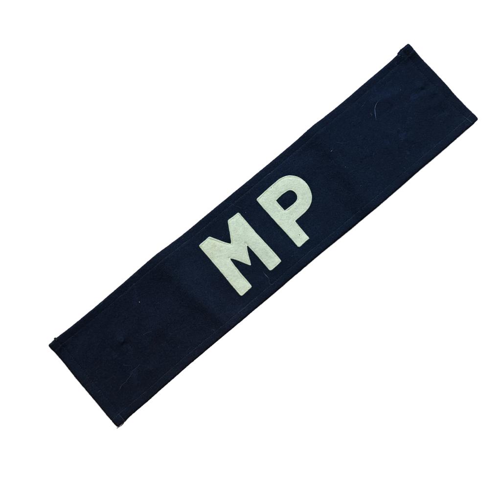 WWII US Military Police Armband, Verzamelen, Militaria | Tweede Wereldoorlog, Ophalen of Verzenden, Amerika, Embleem of Badge
