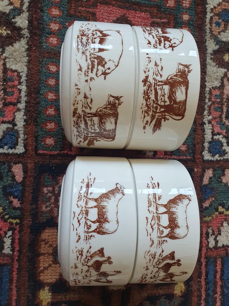 4 kommen van het franse merk Gien, Ophalen of Verzenden