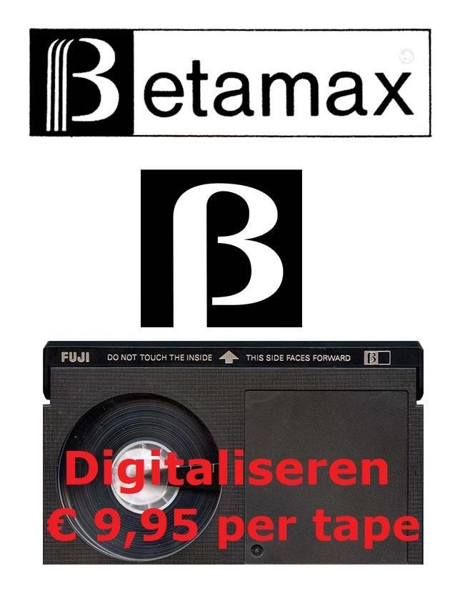 Betamax banden digitaliseren, Cd's en Dvd's, VHS | Film, Gebruikt, Overige genres, Alle leeftijden, Ophalen of Verzenden