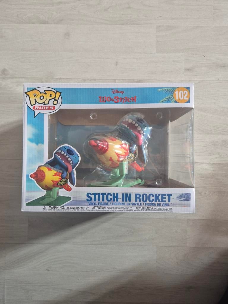 Funko Pop Stitch In Rocket 102 Disney Lilo & Stitch, Verzamelen, Ophalen of Verzenden, Overige figuren, Nieuw, Beeldje of Figuurtje