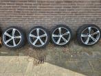 Set van 4 Borbet velgen met Pirelli zomerbanden 255/35 R19, 19 inch, Gebruikt, 255 mm, Banden en Velgen