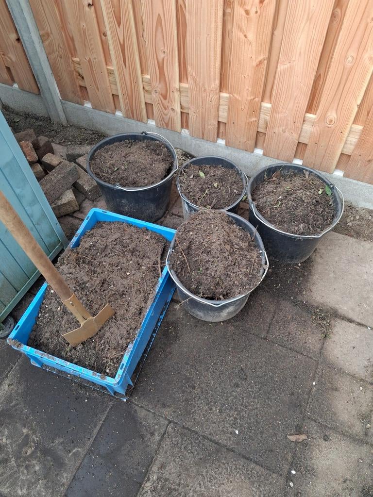 Gratis aarde, Ophalen, Tuinaarde