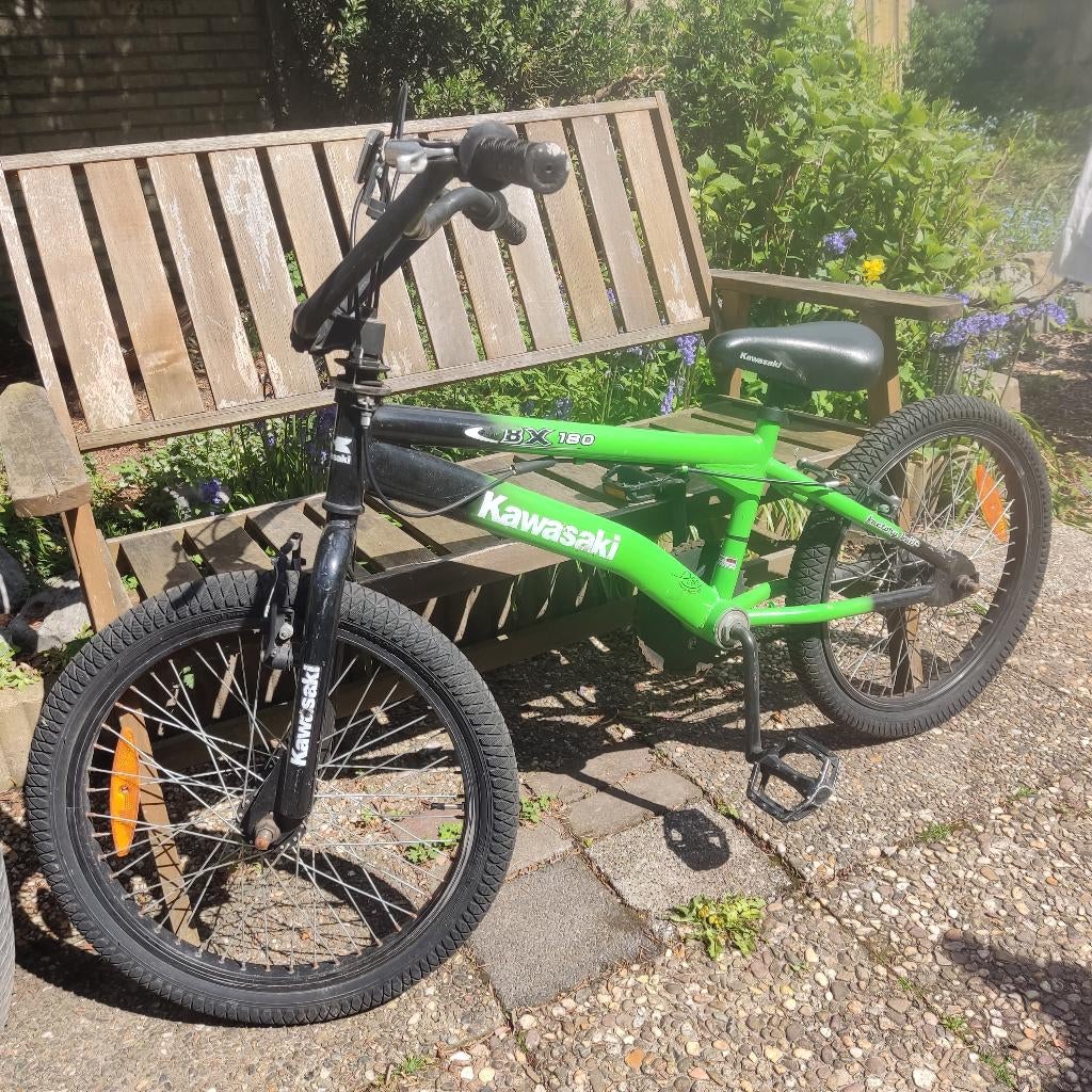 Kawasaki BMX 20 inch, Ophalen, Staal, Kawasaki, 16 tot 20 inch