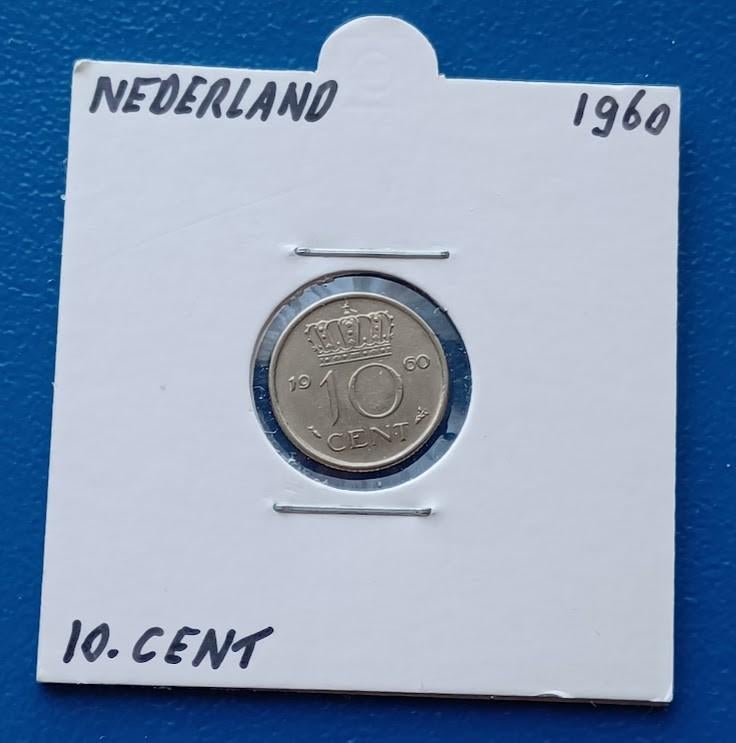 10 cent 1960 - Juliana, Verzenden, Koningin Juliana, 10 cent, Losse munt