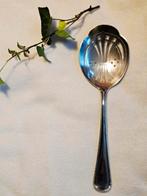 Fraai bewerkte verzilverde natfruitschep Art Nouveau, Ophalen of Verzenden