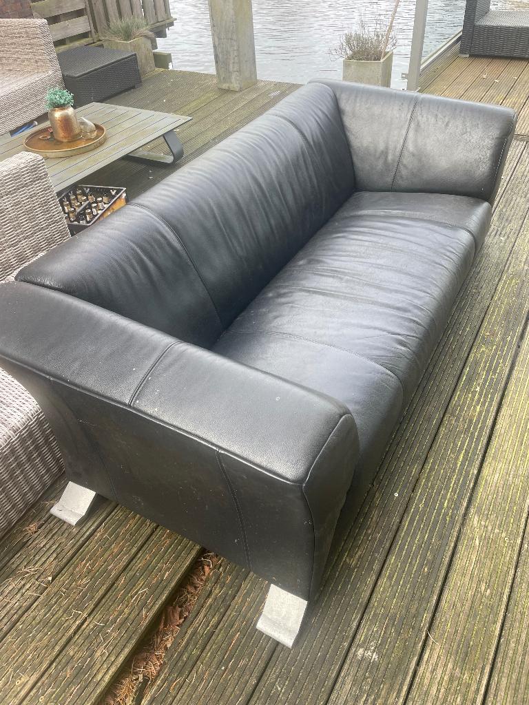 Rolf benz gratis af te halen, Huis en Inrichting, Banken | Bankstellen, Ophalen, Gebruikt, Driepersoons, Rechte bank