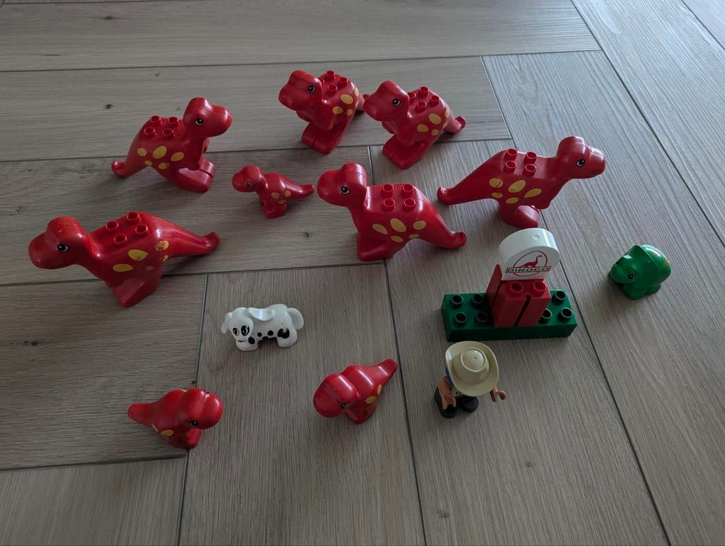 Duplo Lego dino set, Ophalen of Verzenden, Zo goed als nieuw, Duplo