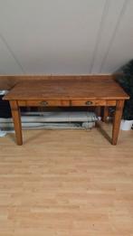 Houten tafel - 150x81x76cm, Ophalen, Gebruikt, 100 tot 150 cm, 50 tot 100 cm
