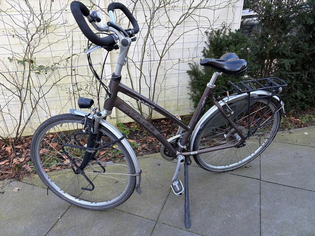 Gazelle Fuente V-27 met Deore LX, framemaat 54 - Nette Staat, Fietsen en Brommers, Fietsen | Dames | Damesfietsen, Ophalen, Versnellingen