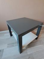 Tafeltje Lack	hoogglans grijs, Vierkant, 55 tot 75 cm, Zo goed als nieuw, Ophalen