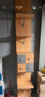 Open kastje met 2 laatjes - Houten wandrek met opbergruimte, Ophalen, Minder dan 50 cm, Zo goed als nieuw, 25 tot 50 cm