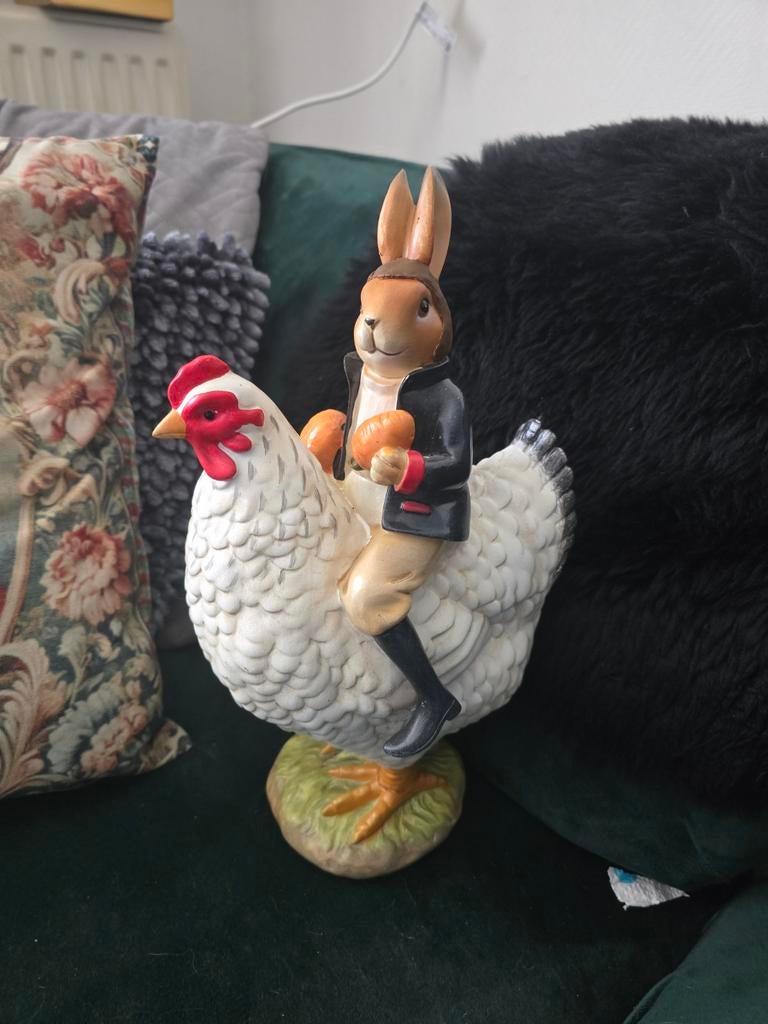 Haas op kip, Ophalen