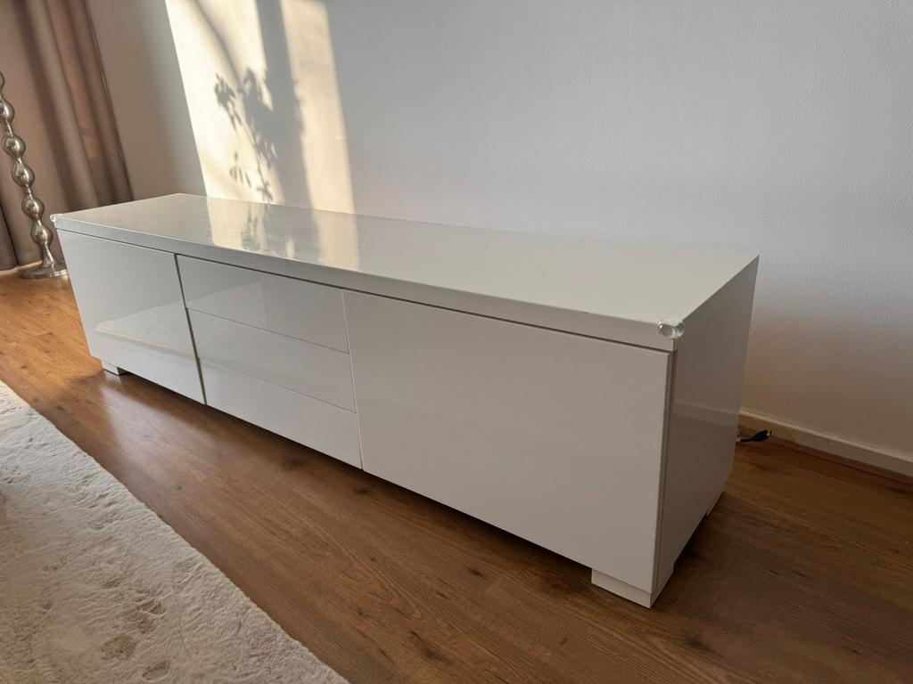 Ikea Tv meubel Besta, Huis en Inrichting, Ophalen, Zo goed als nieuw, 25 tot 50 cm, Minder dan 100 cm