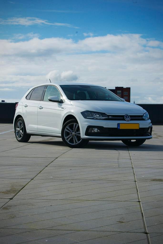 Volkswagen Polo 1.0 TSI 95pk 7-DSG 2021 Wit AUTOMAAT, Stof, Zwart, 95 pk, Origineel Nederlands