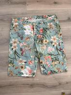 MAC Shorty Summer Clean Bloemenprint Korte Broek, Kort, Blauw, Maat 42/44 (L), Ophalen of Verzenden