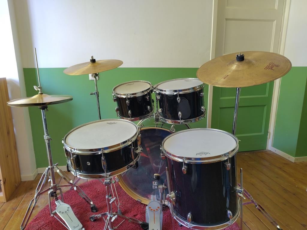 Pearl Export Series Drumstel - Goede staat met nieuwe vellen, Muziek en Instrumenten, Drumstellen en Slagwerk, Ophalen