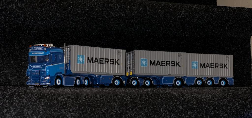 Tekno P Visser, Hobby en Vrije tijd, Modelauto's | 1:50, Ophalen of Verzenden, Zo goed als nieuw, Bus of Vrachtwagen, Tekno