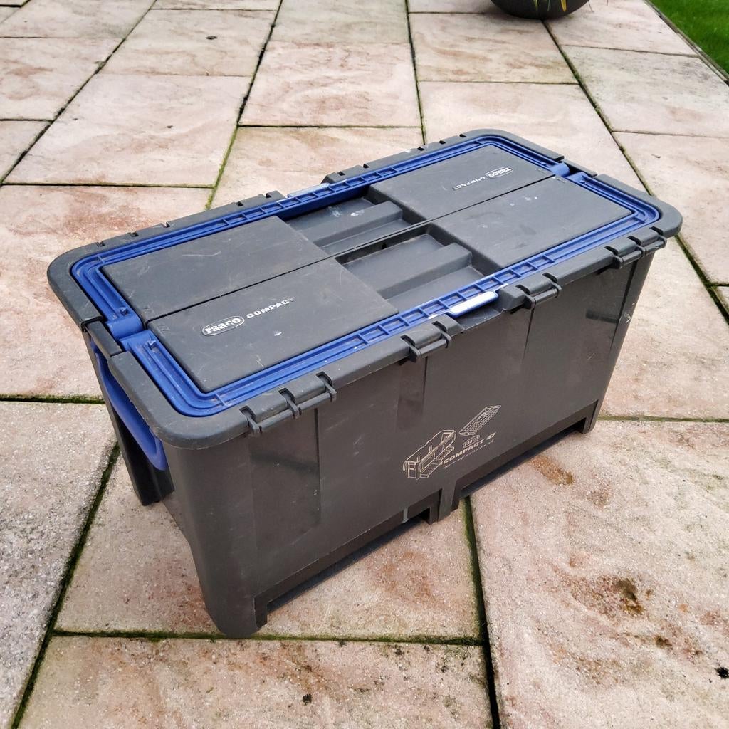 Raaco Compact 47 kunststof gereedschapskist, Ophalen, Gebruikt