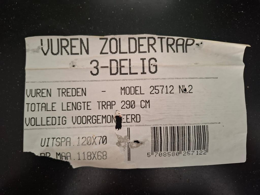 Vlizo trap uitklapbaar 120 x 70cm, Ophalen, Gebruikt, Trap, Opvouwbaar of Inschuifbaar