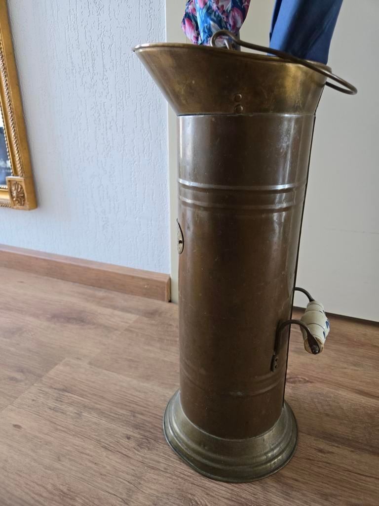 Antieke koperen kolenkit 5k, Ophalen of Verzenden