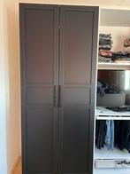 Vier IKEA Pax kastdeuren zwart met handgrepen, Ophalen, Gebruikt, 200 cm of meer, 50 tot 100 cm