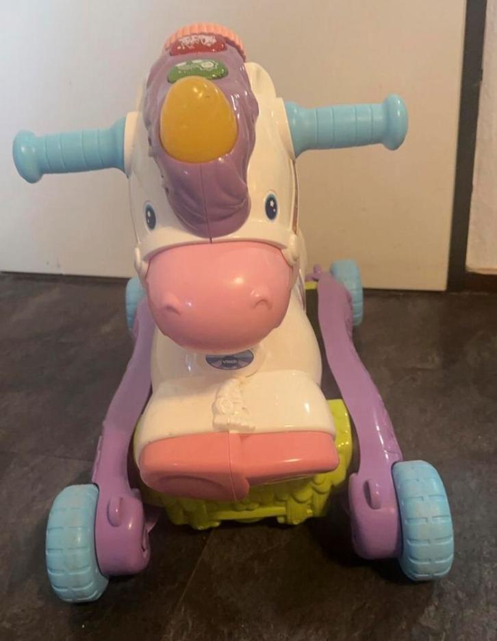VTech 2-in-1 Speel & Groei Eenhoorn Paardje, Kinderen en Baby's, Speelgoed | Vtech, Gebruikt, 6 maanden tot 2 jaar, Ophalen of Verzenden