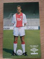 Frank de Boer Ajax Fotokaart - Umbro - Jaren '90, Verzamelen, Sportartikelen en Voetbal, Verzenden, Zo goed als nieuw, Ajax, Spelerskaart