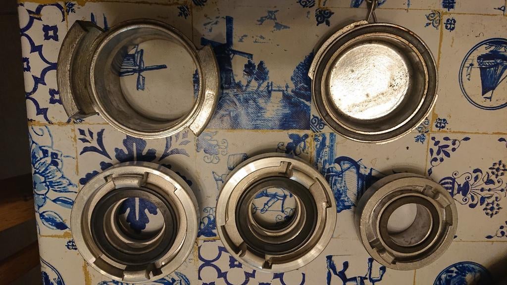 5 stuks Storz 65 koppelingen, Overige typen, Minder dan 2 meter, Nieuw, Aluminium