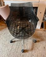 Vintage Driade Meridiana design draaistoel met chromen voet, Huis en Inrichting, Stoelen, Ophalen of Verzenden, Gebruikt, Eén