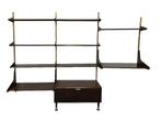 Vintage Poly-Z Wall Unit A. Patijn Voor Zijlstra Joure 1950, Gebruikt, Vintage Patijn, Minder dan 150 cm, Vintage Patijn