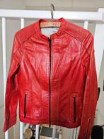 Milestone Leren Jas Rood - Maat M, Milestone, Zo goed als nieuw, Rood, Ophalen