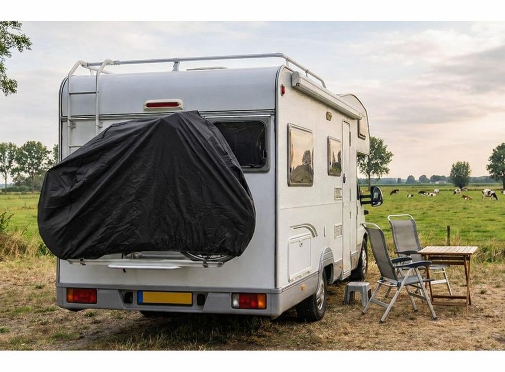 Fietsendragerhoes voor caravan - Zwart, waterdicht, Ophalen, Nieuw